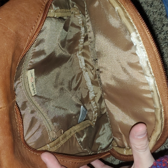 Tan backpack/purse - Picture 2 of 3